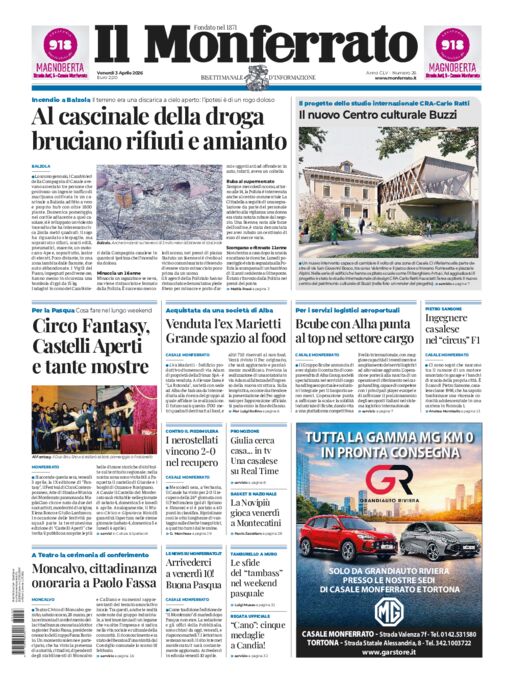 Il Monferrato - Edizione 26 del 03/04/2026